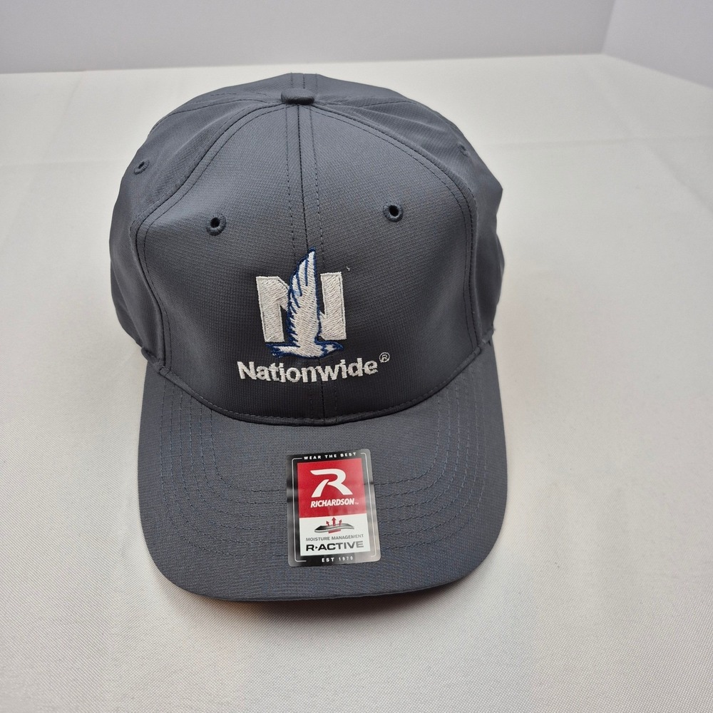 Nationwide Insurance Hat‎ Gray Richardson 225 R Active Baseball Cap NWT